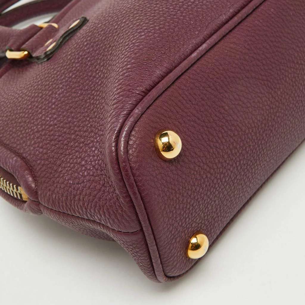 Burberry Burberry Plum Purple Leather Orchard Zip Satchel 10