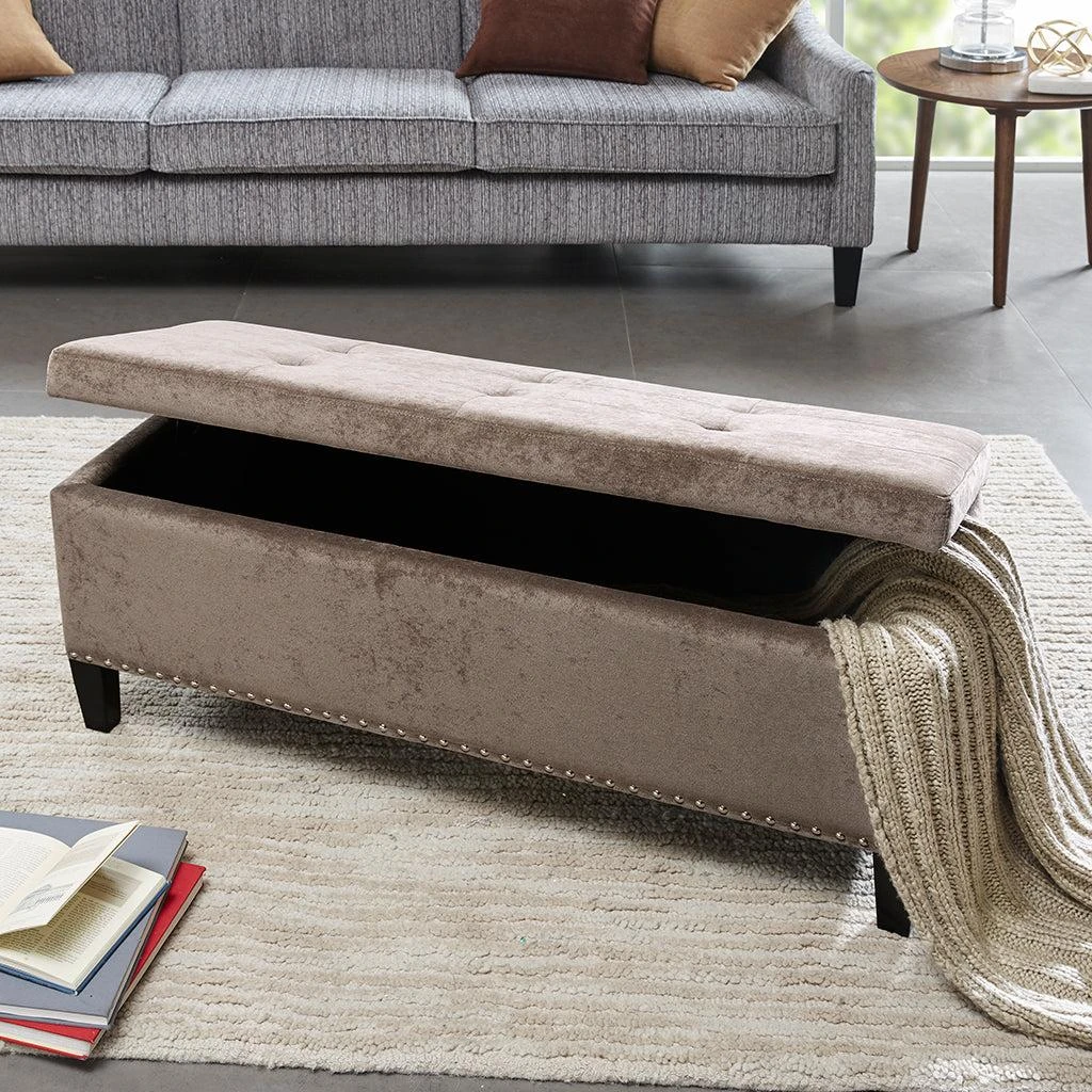 Streamdale Furniture Streamdale Shandra II Tufted Top Storage Bench