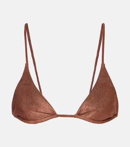 Jade Swim Via terry bikini top 1