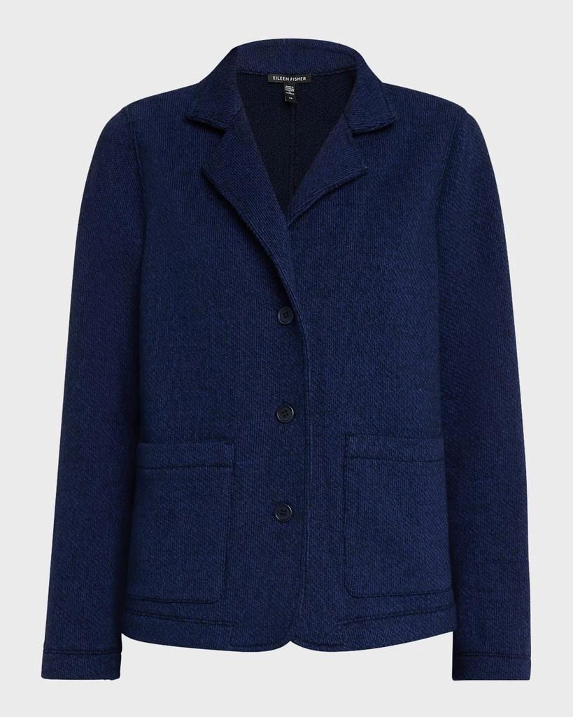 Eileen Fisher Petite Organic Cotton Twisted Terry Jacket 1