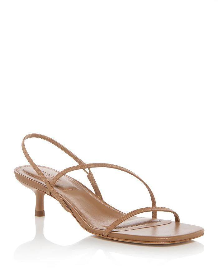 SIMKHAI Women's Cedonia Strappy Kitten Heel Sandals 1