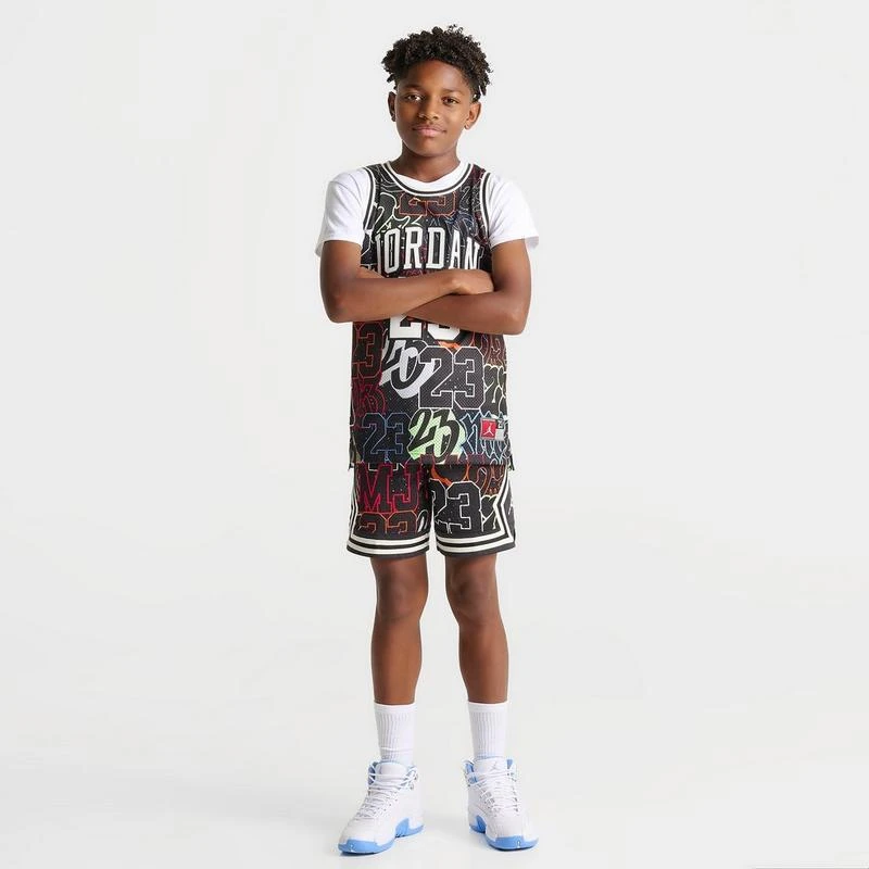Jordan Big Kids
 Jordan Dri-FIT MJ Printed Sport Diamond Shorts 2