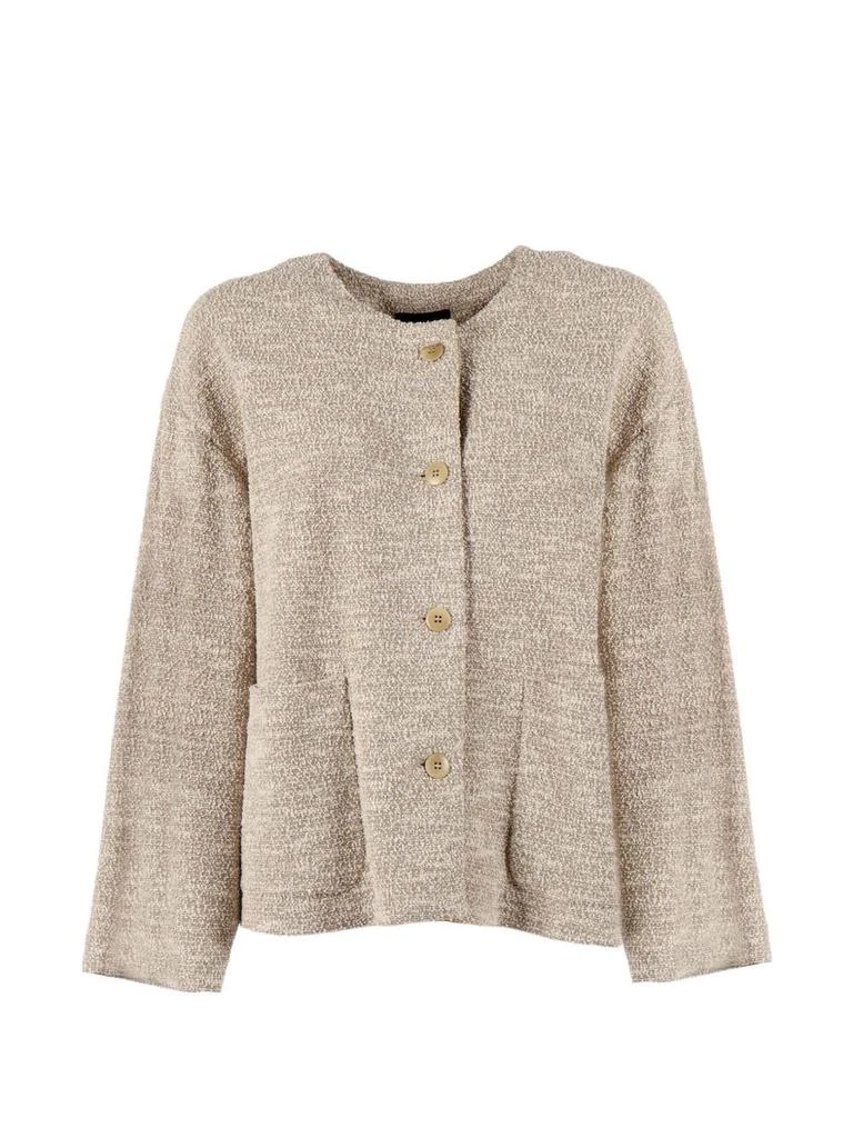 Emporio Armani Women's Cotton Blend Blazer Jacket