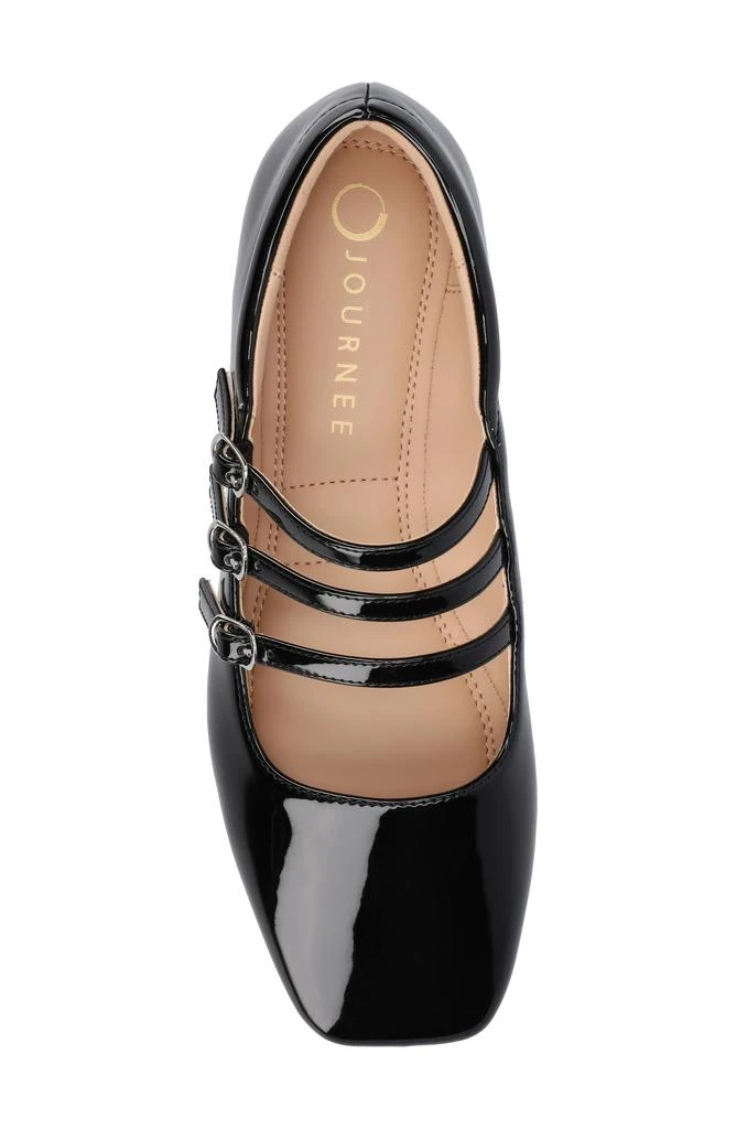 Journee Collection Darlin Multi Strap Mary Jane Flat 5