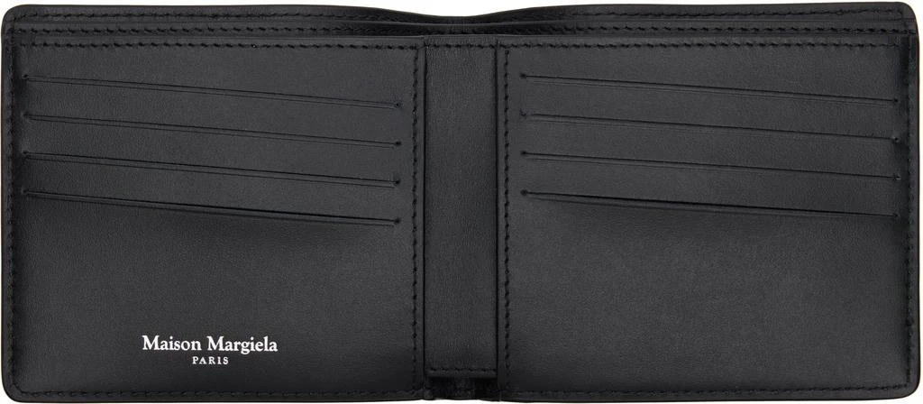 MAISON MARGIELA Black Four Stitches Wallet 3