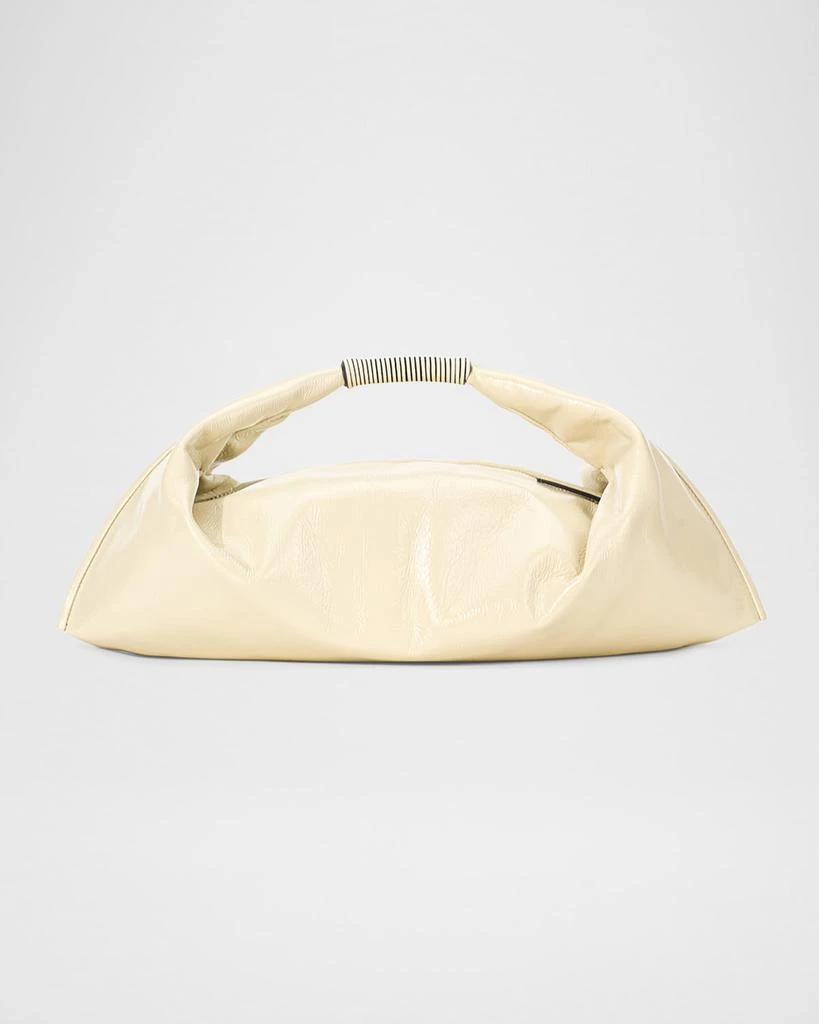 Staud Ronnie Mini Crinkled Leather Top-Handle Bag 1