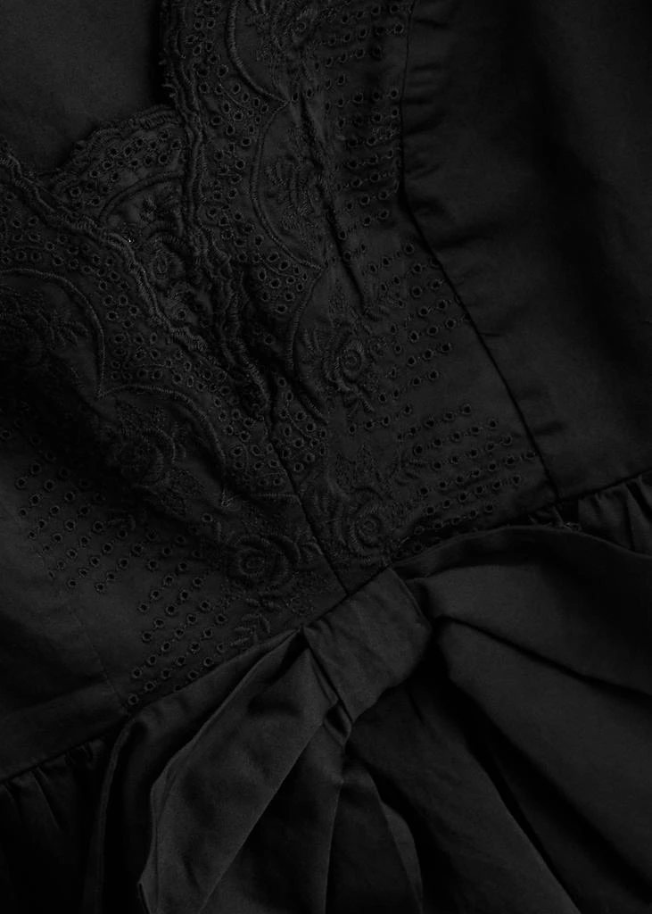 DAMSON MADDER Eugenie bow-embellished cotton blouse 5