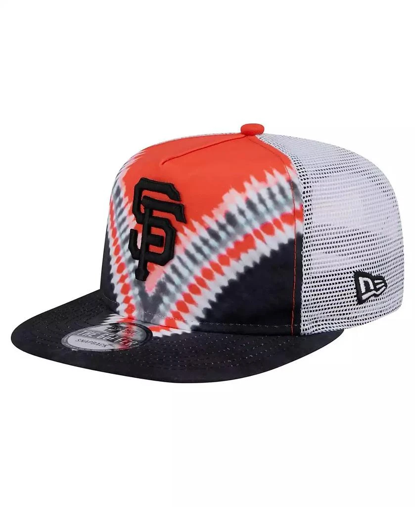 New Era Men's San Francisco Giants Tie-Dye Golfer Trucker Adjustable Hat 1