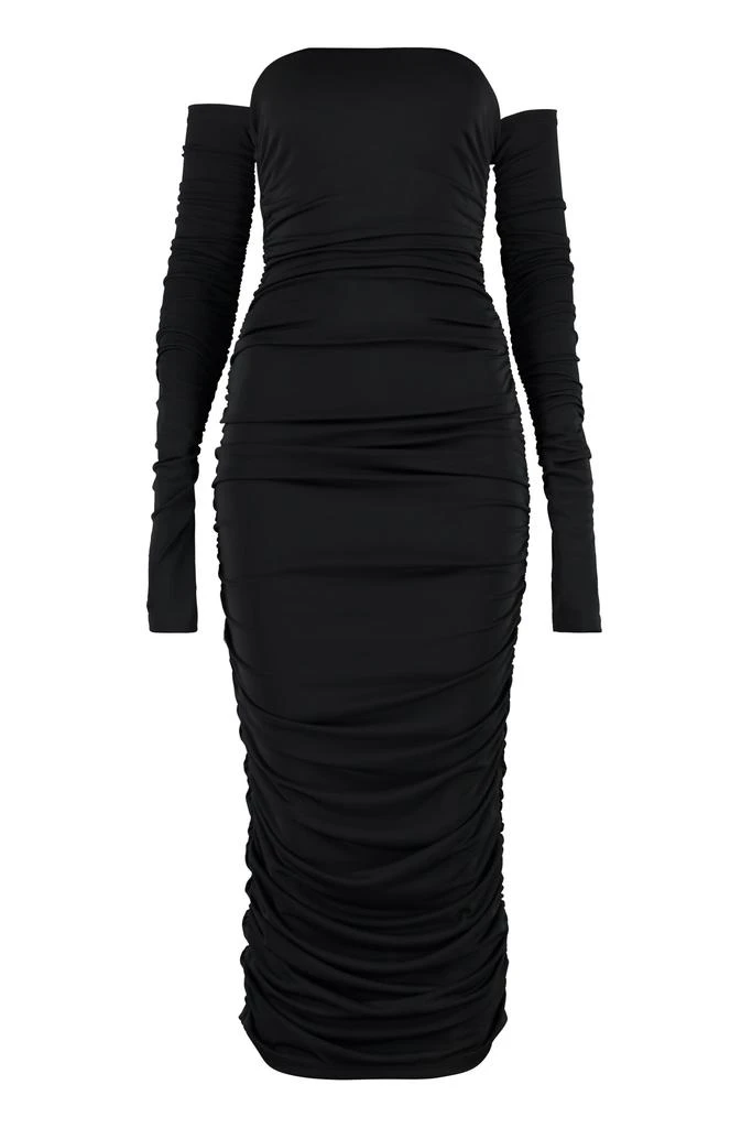 THE ANDAMANE DRAPED JERSEY DRESS 1