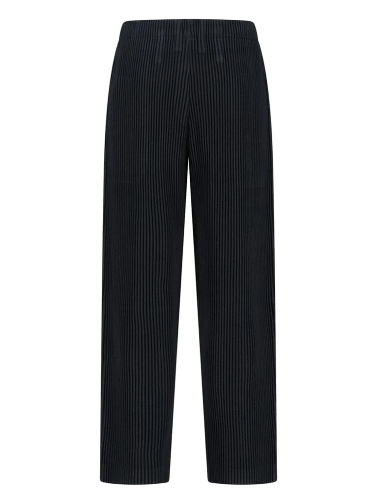 Homme Plissé Issey Miyake Straight-Leg Trousers With Minimalist Design And Clean Silhouette 2