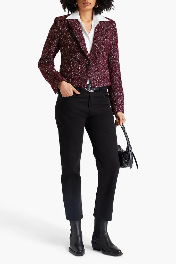 Rag & Bone Valerie cropped wool-blend bouclé-tweed blazer 2