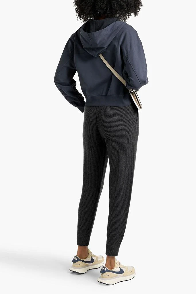 Brunello Cucinelli Ribbed cashmere track pants 3