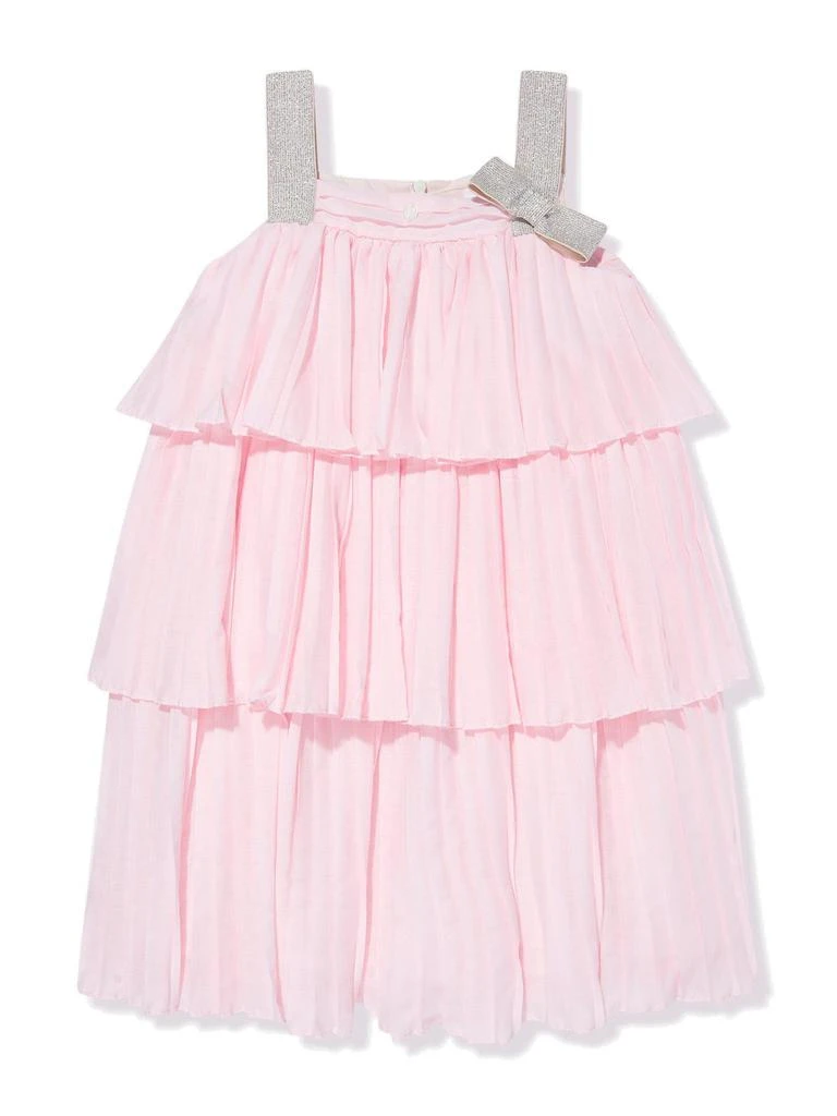 Patachou Patachou Bow Detailed Tulle Dress 1