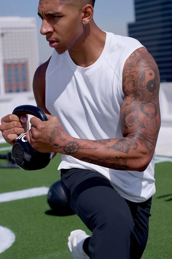 Alo ALO Vapor Muscle Tank - Black 6