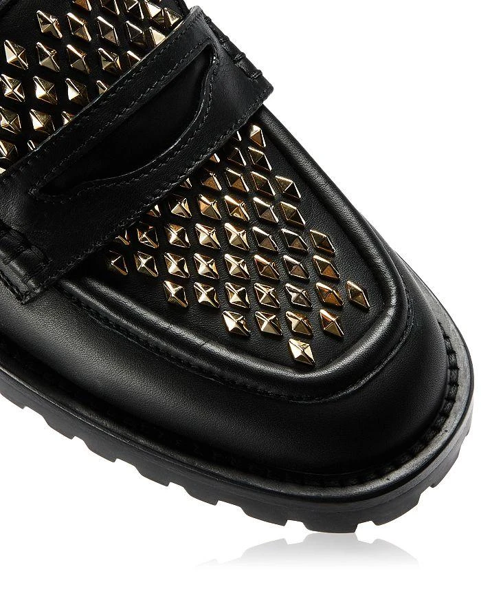 Jimmy Choo Women's Deanna Embellished Penny Loafers 6