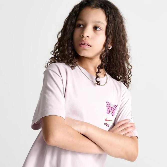 NIKE Girls' Nike Sportswear Butterfly T-Shirt 11