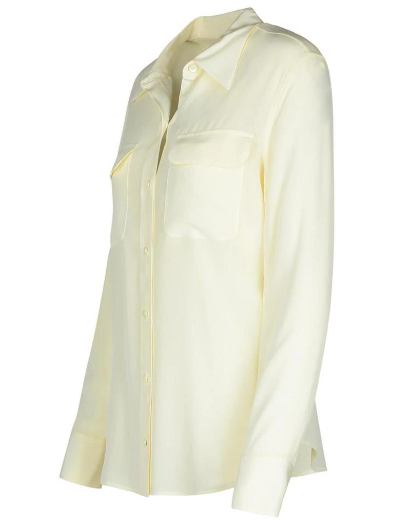Equipment Equipment Cream Silk Shirt 2