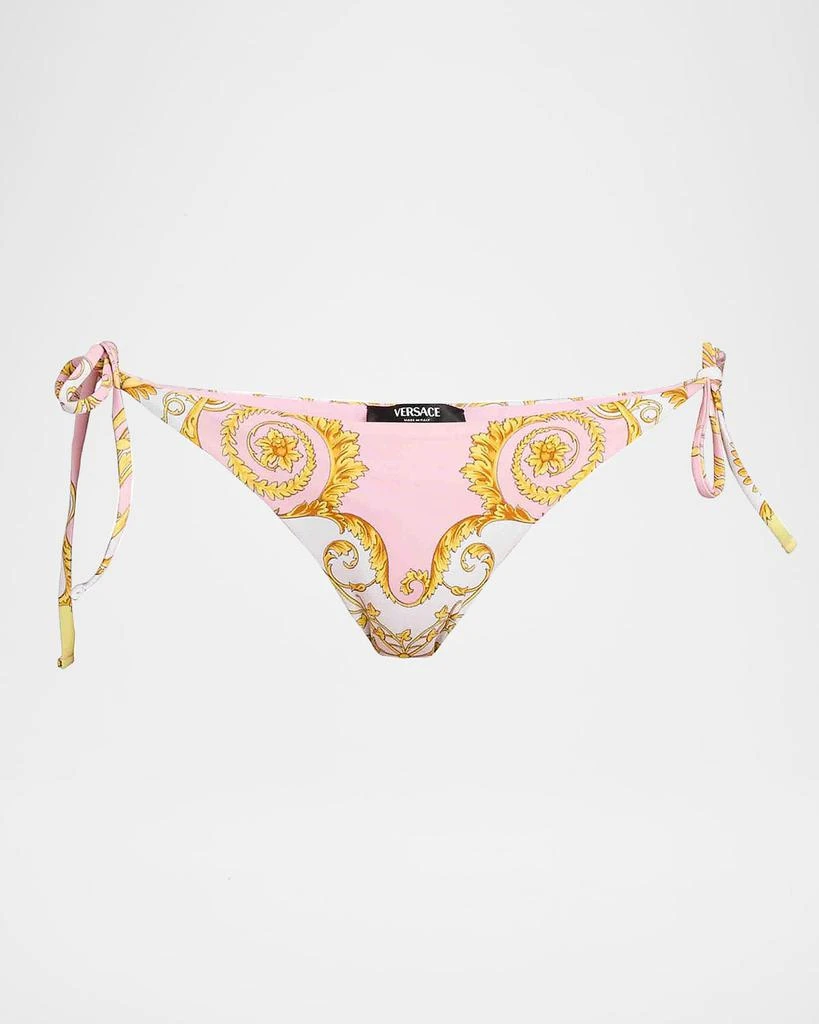 Versace Printed Tie Bikini Bottoms 1