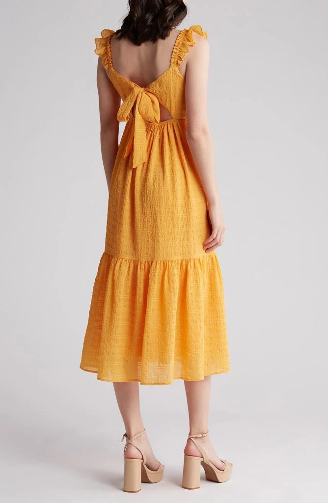 Lush Ruffle Strap Midi Dress 2