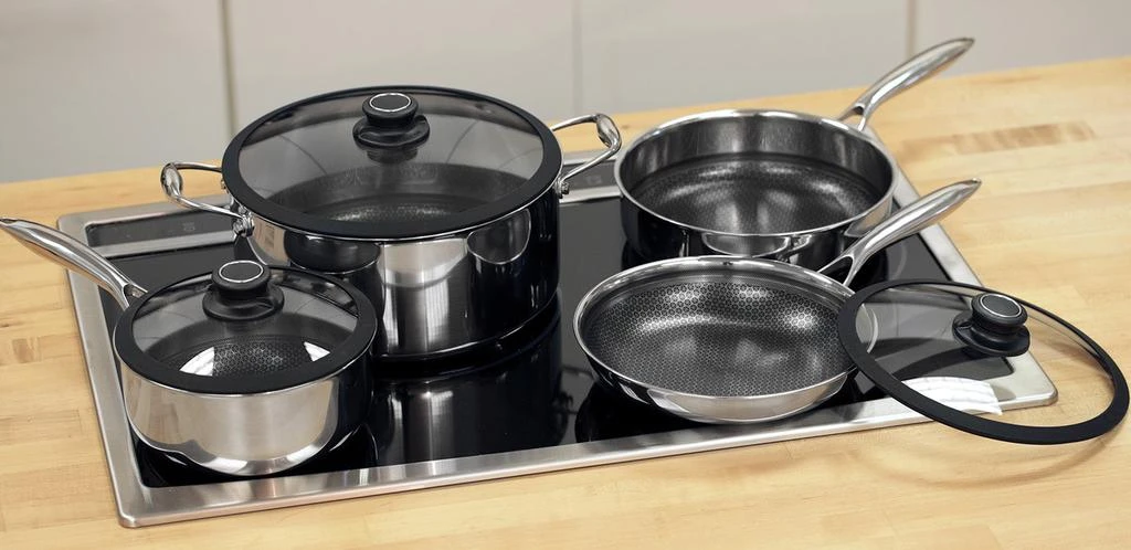 Frieling Black Cube Hybrid Quick Release 7 Piece Cookware Set 2