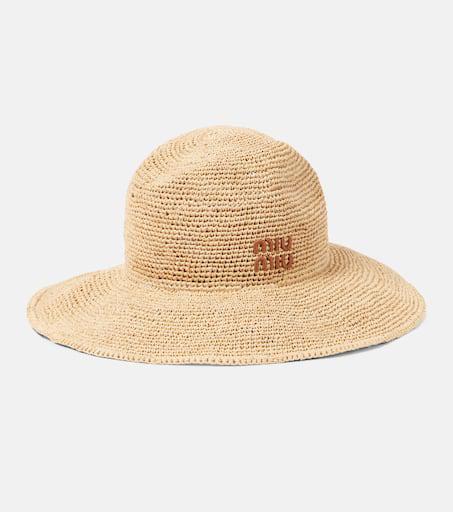 Miu Miu Raffia hat - Hats - Free Shipping - BeyondStyle