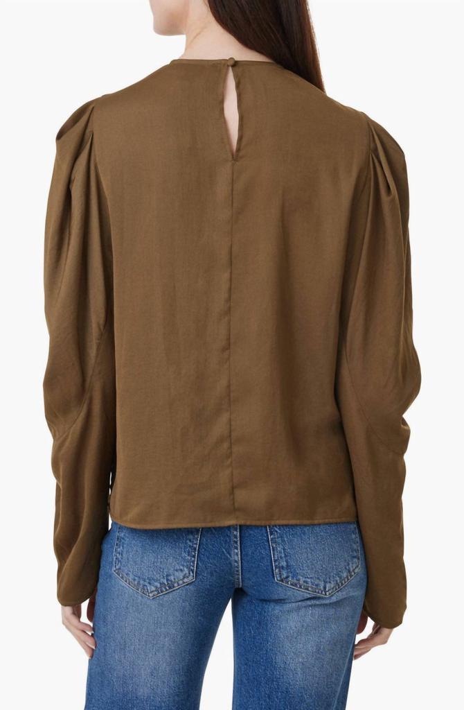 Habitual Habitual - Puff Shoulder Drape Top