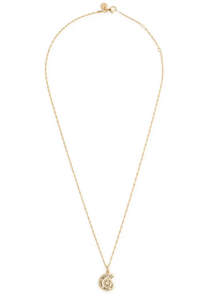 DAISY LONDON Shell 18kt gold-plated necklace 3