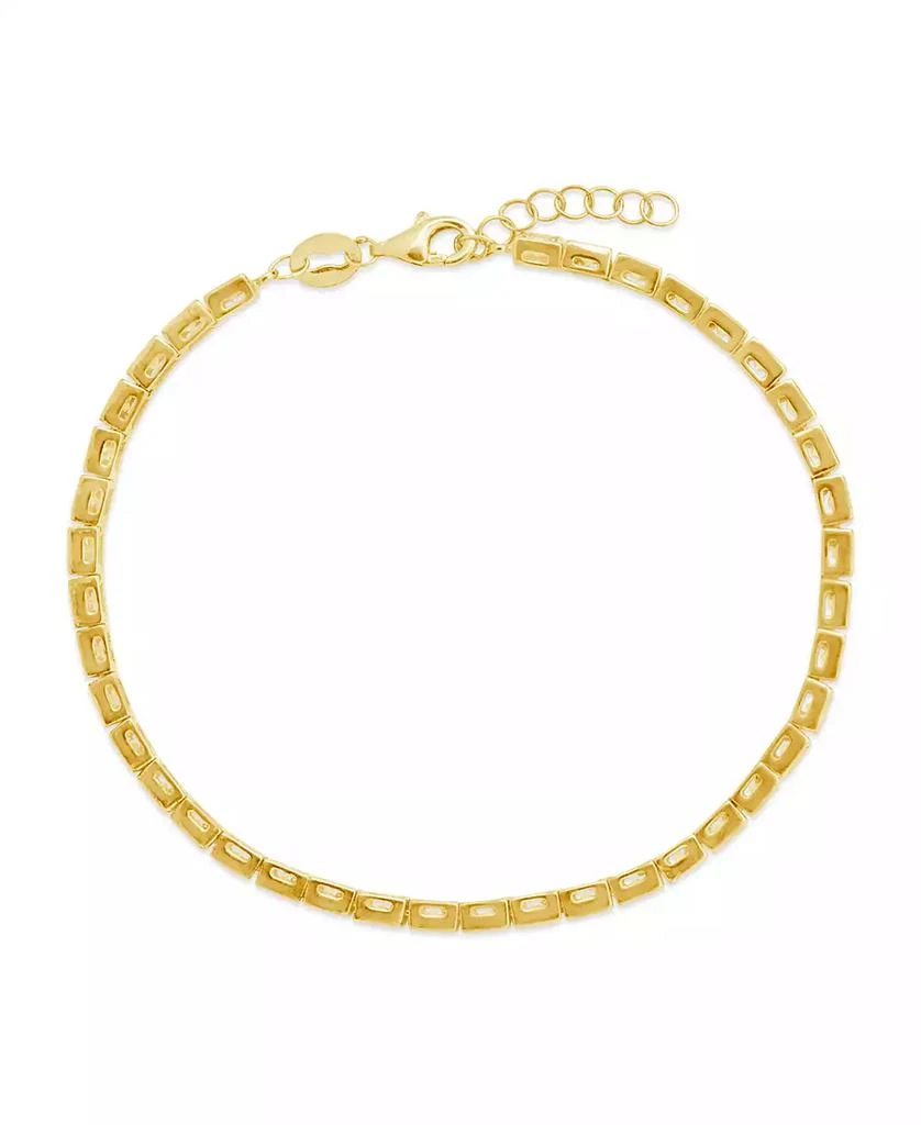 Shop Christina Square Cubic Zirconia Tennis Bracelet on Sale at