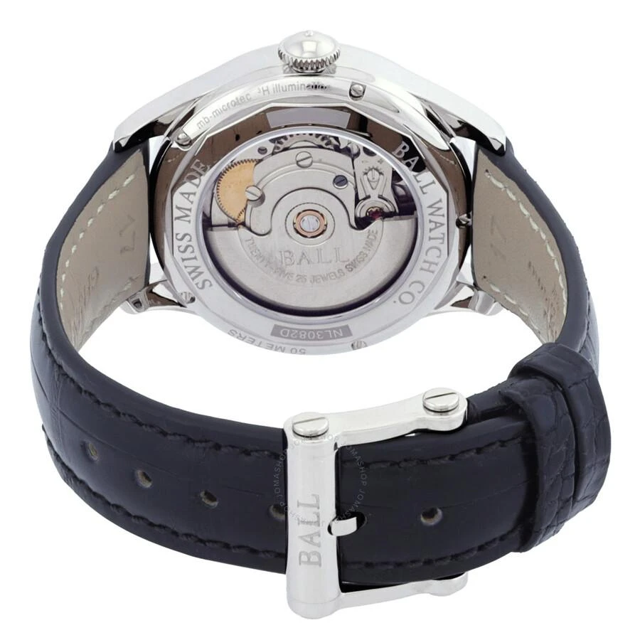 BALL Watch Trainmaster Automatic White Mother of Pearl Dial Ladies Watch NL3082D-LJ-WH 3