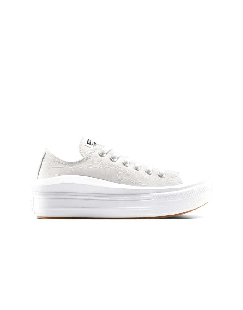 Converse Converse Chuck taylor all star move platform trainers in barely grey/white/black 1