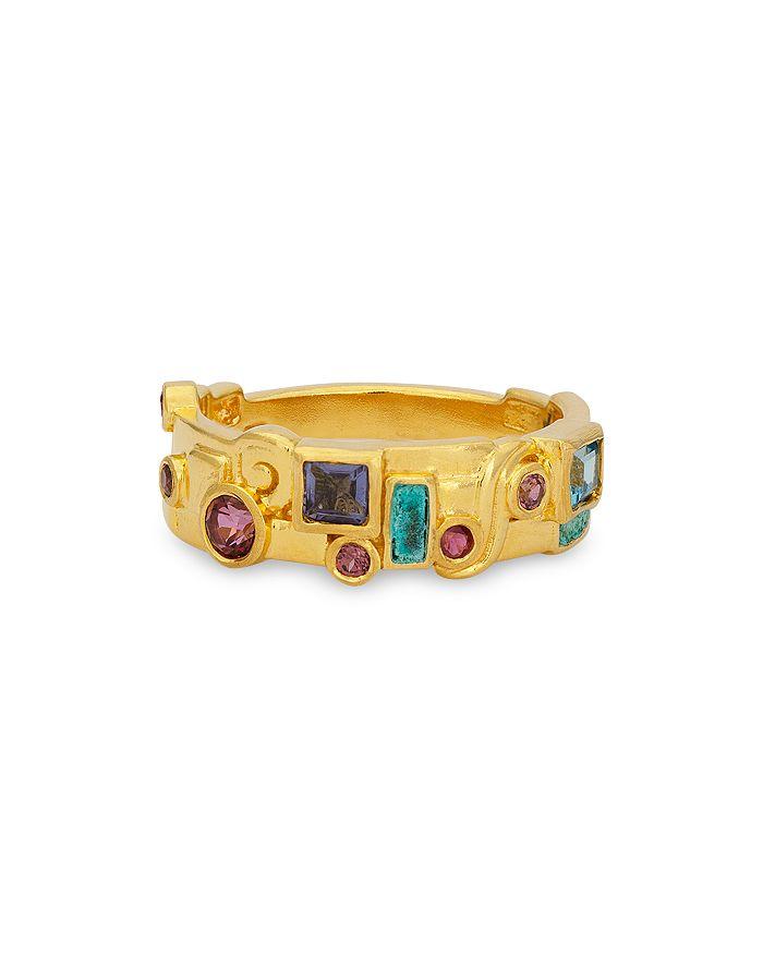 Gurhan 22K Gold Embrace Mixed Gemstone Ring