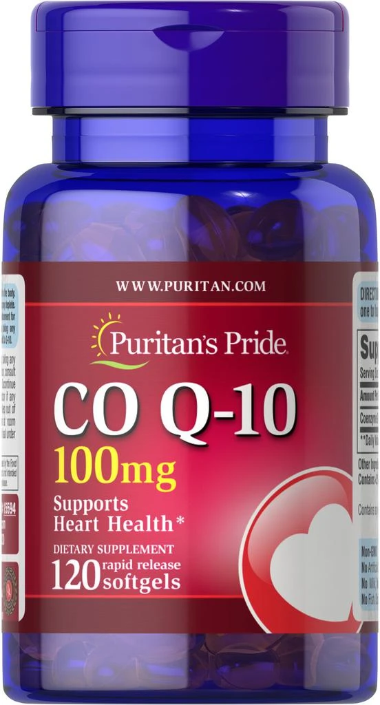 Puritan's Pride Q-SORB Co Q-10 100 mg 120 Softgels 1