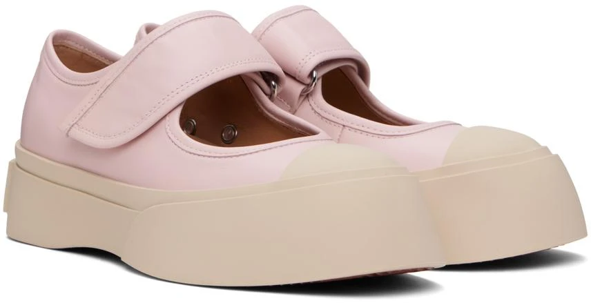 Marni Pink Pablo Mary Jane Ballerina Flats 4