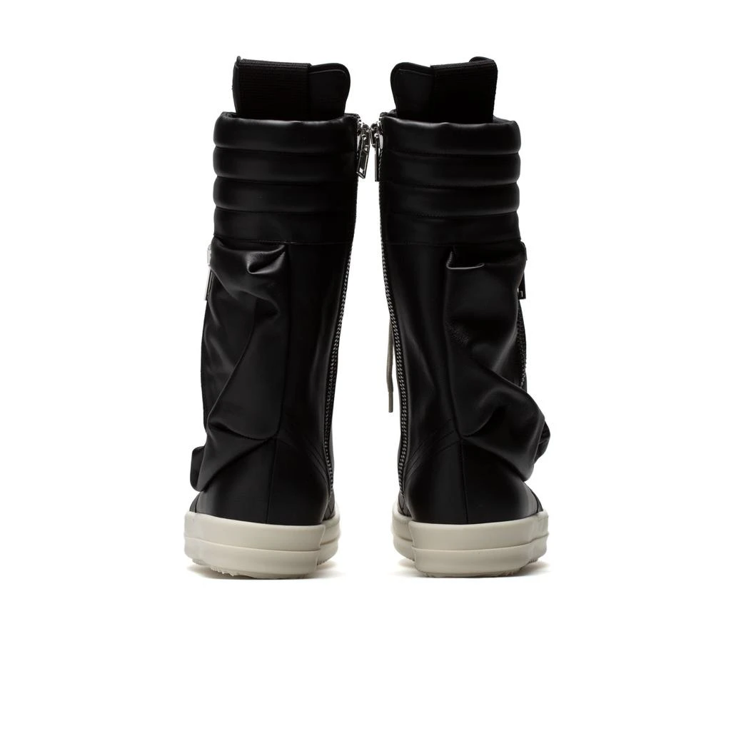 Rick Owens Cargobasket Sneakers (Black/Milk) 4