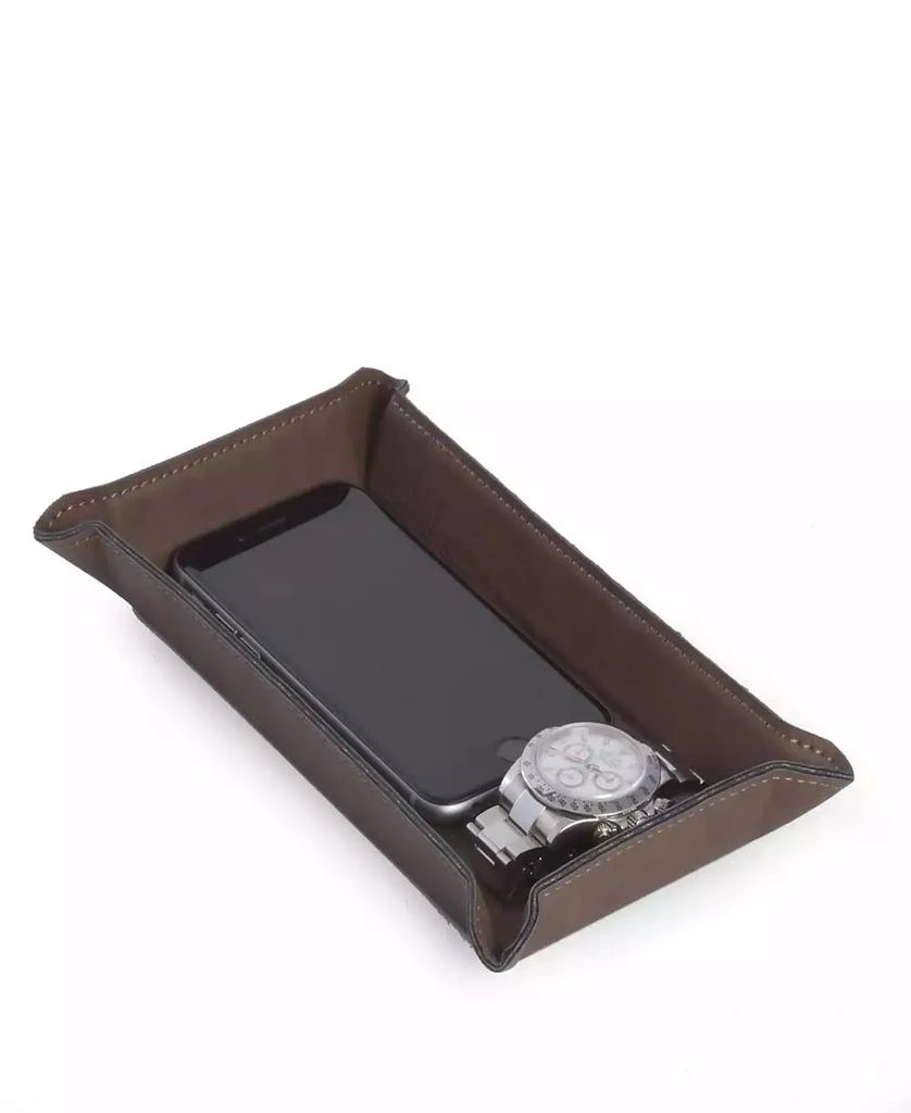 Bey-Berk Brown Valet Tray