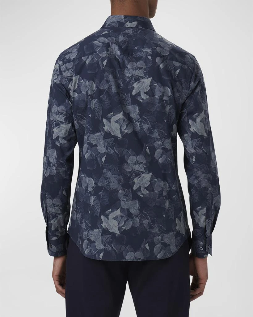 BUGATCHI Men's Axel Leaf-Print Sport Shirt 3