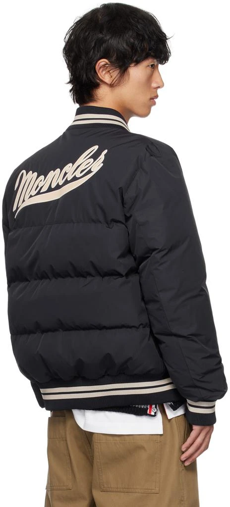 Moncler Navy Lateltin Down Bomber Jacket 3