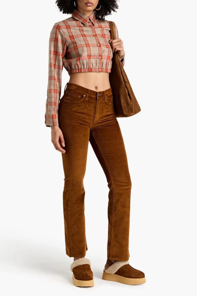Rag 
Bone Peyton cotton-blend corduroy bootcut pants 2
