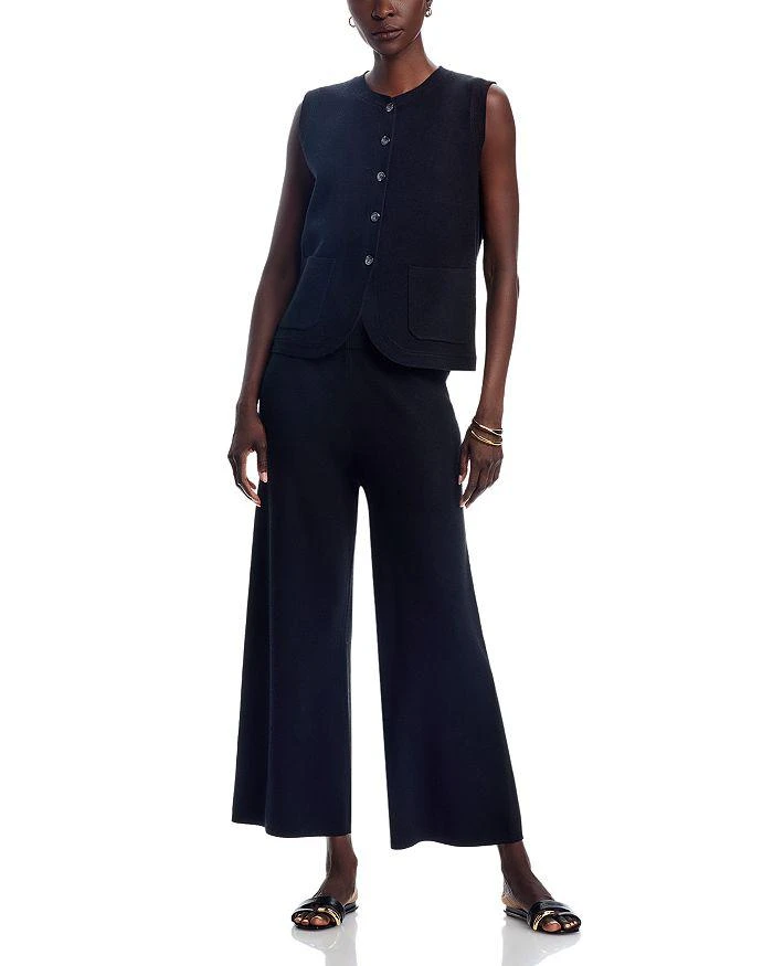 Sioni Sweater Vest & Wide Leg Pants Set 1