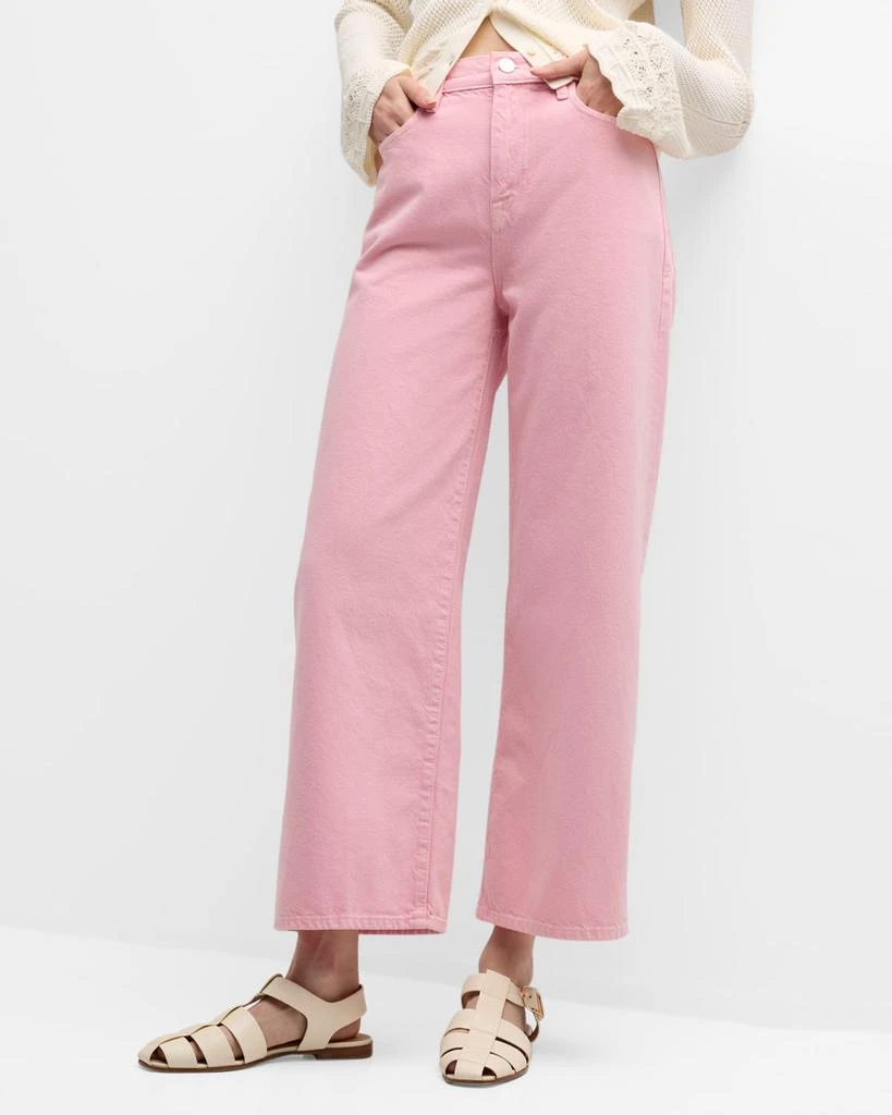 FRAME Le Jane Wide Crop Jeans 6