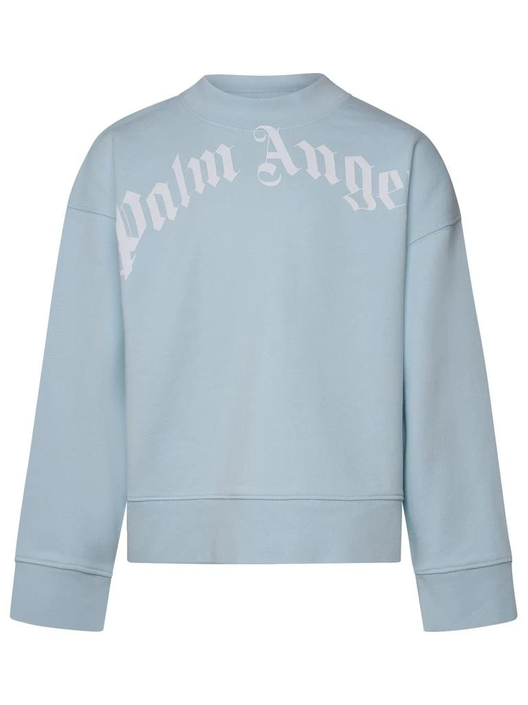 Palm Angels Palm Angels Kids Logo Printed Crewneck Sweatshirt 1