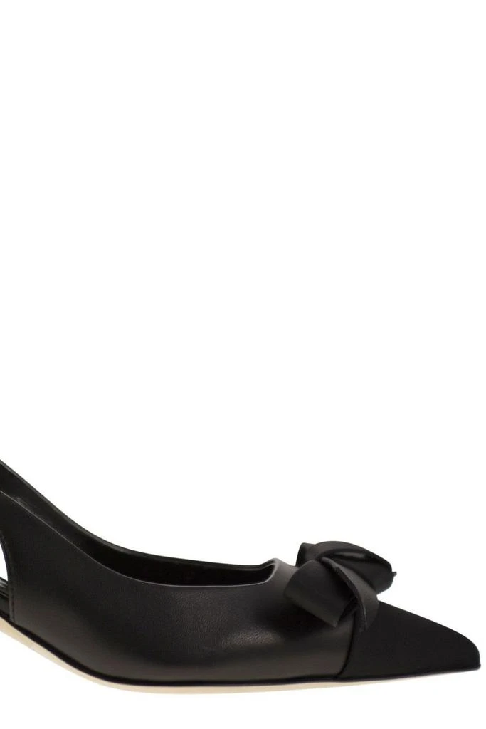ELISABETTA FRANCHI Elisabetta Franchi Satin Bow Detailed Slingback Pumps 6