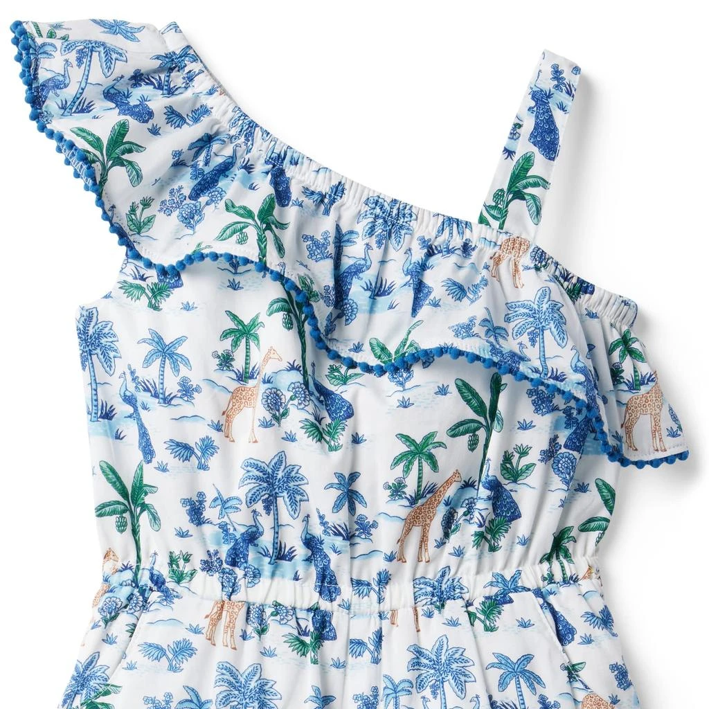 Janie and Jack Scenic Print Romper (Toddler/Little Kids/Big Kids) 3