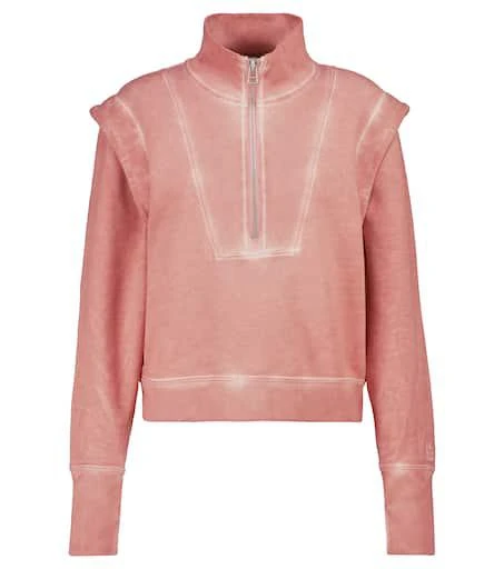 VERONICA BEARD Dylan zip-up cotton sweatshirt 1