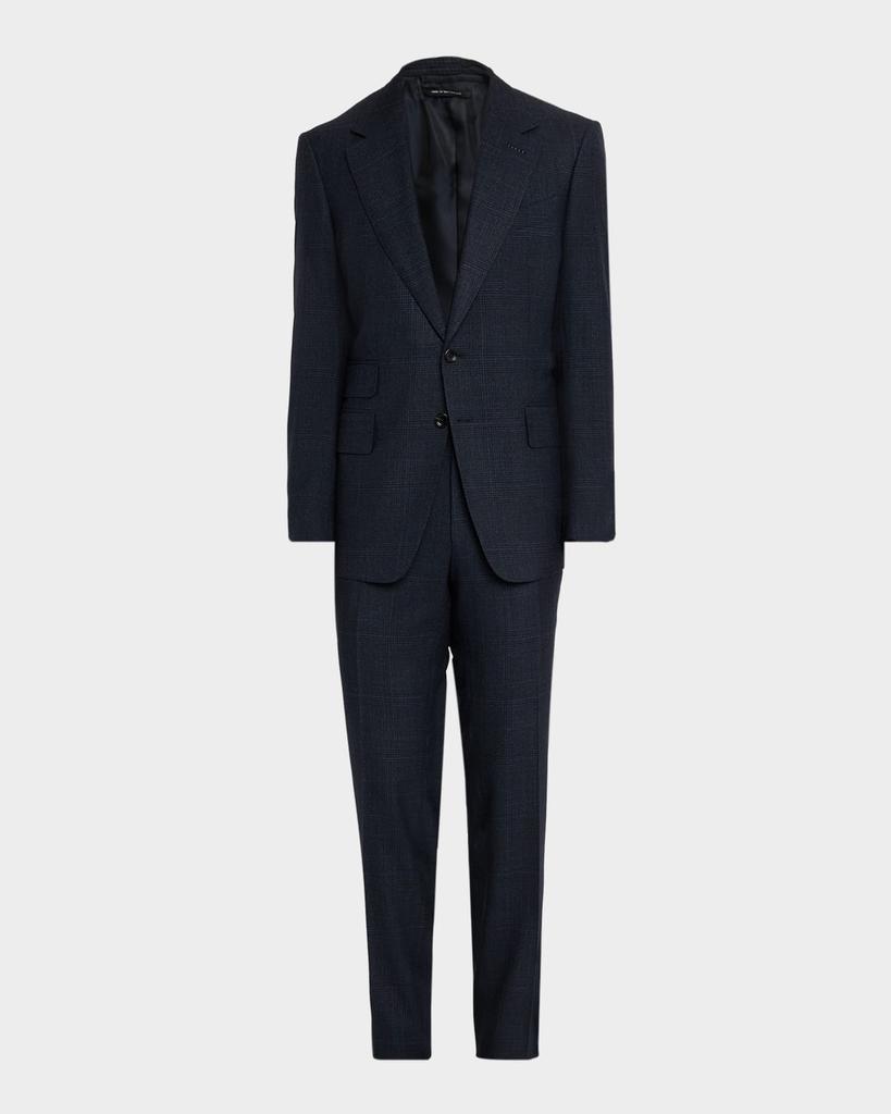Tom Ford Men's Shelton Check Hopsack Suit