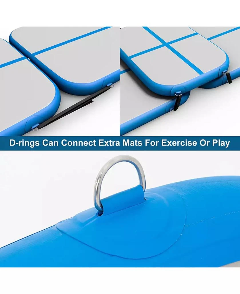 Costway 1 PCS 10' Inflatable Gymnastics Mat Floor Mats 4