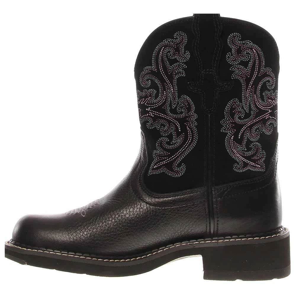 Ariat Fatbaby II Embroidered Round Toe Cowboy Booties 4