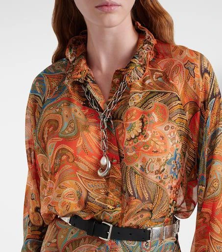 ETRO Embellished chain necklace 5