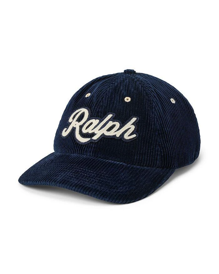 Ralph Lauren The Ralph Logo Corduroy Ball Cap 1