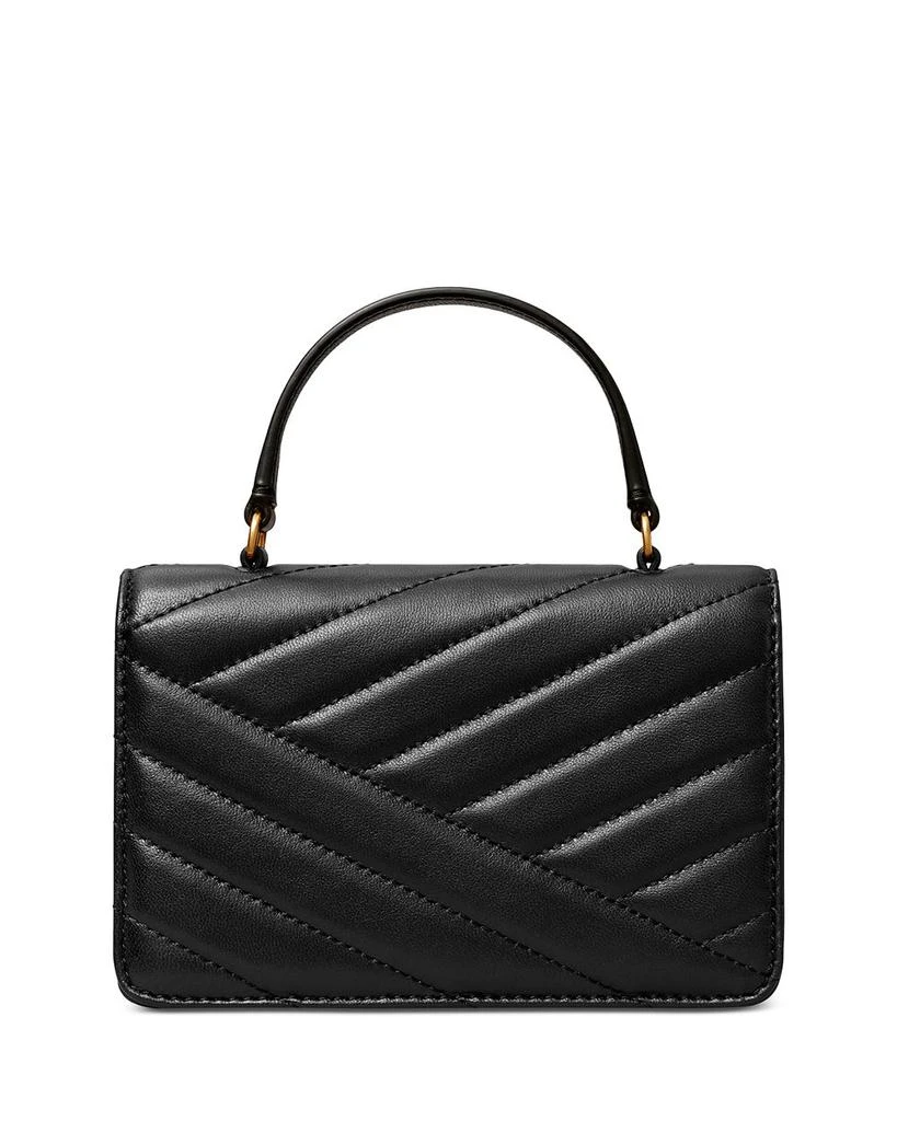 Tory Burch Kira Chevron Mini Top Handle Chain Wallet 6